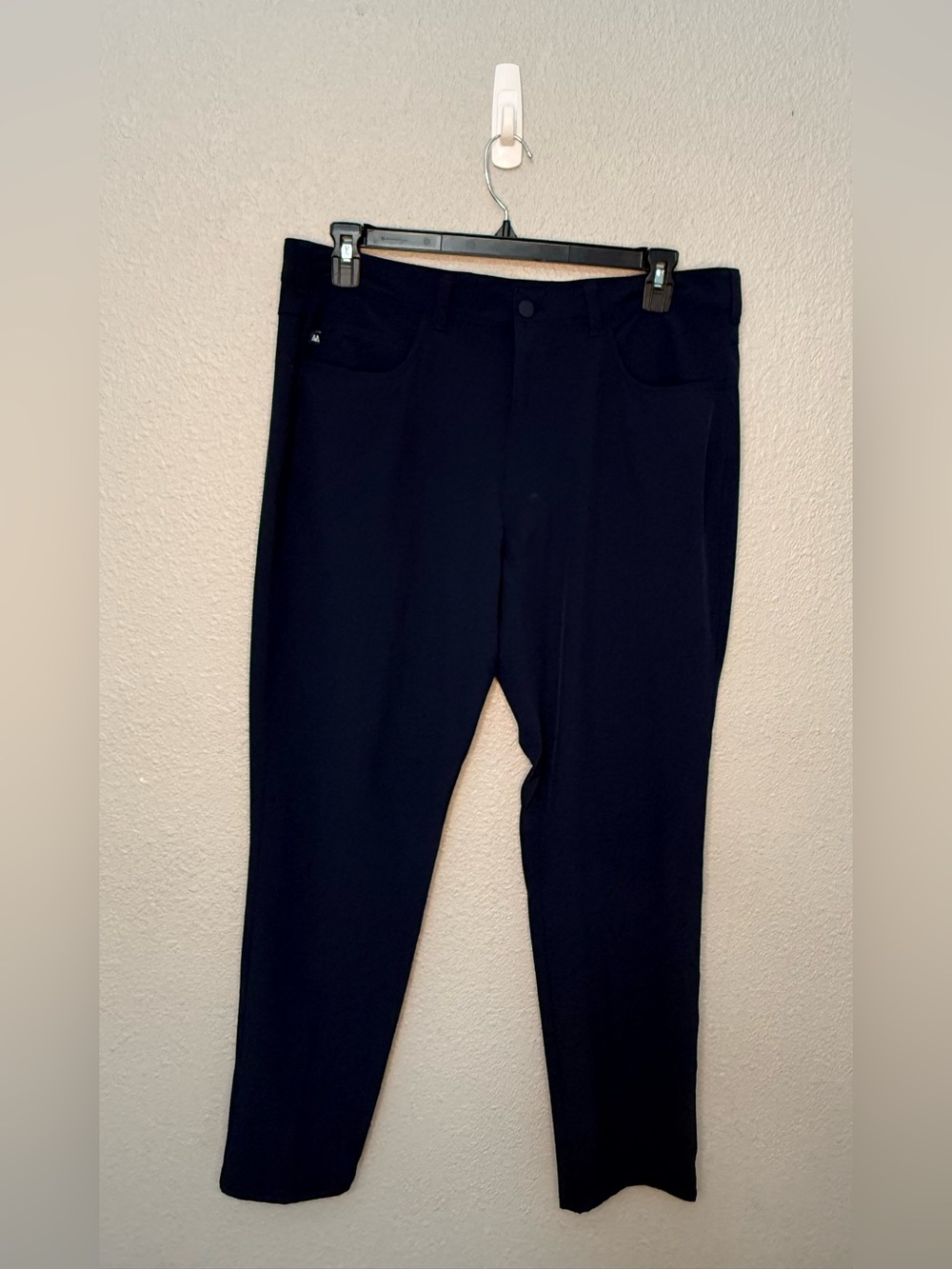 Mizzen+Main | Slim-Fit Helmsman Chino Pant | Dark Navy | Waist 36” Inseam 30”